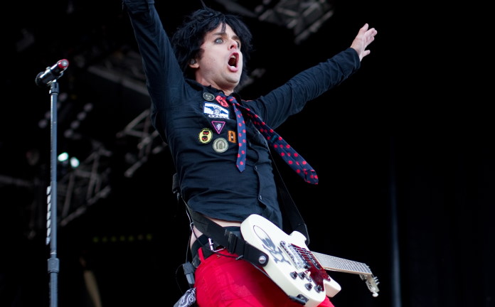 Billie Joe Armstrong, do Green Day, em 2010
