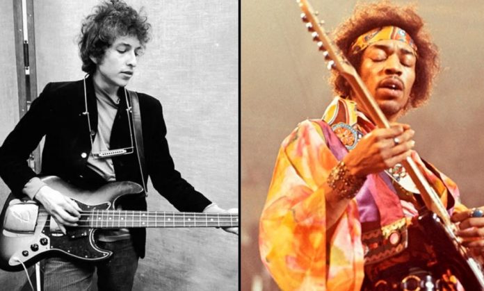 Bob Dylan e Jimi Hendrix