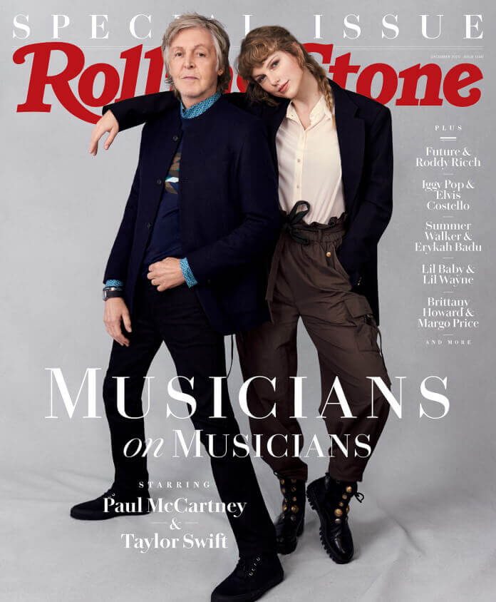 Paul McCartney e Taylor Swift se entrevistam em especial da Rolling Stone