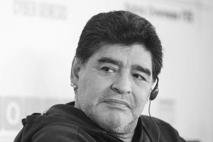 Diego Maradona em 2018