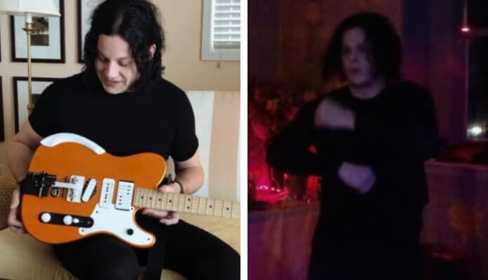 Jack White mostra guitarra em vídeo do Raconteurs