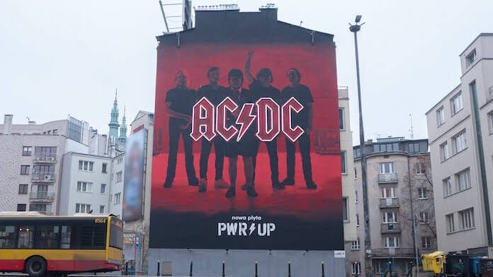 Mural do AC/DC na Polônia