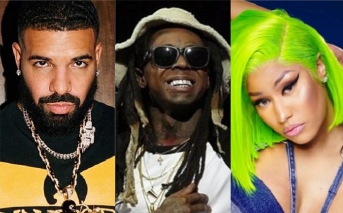 Lil Wayne vende músicas de Drake e Nicki Minaj em acordo com a Universal
