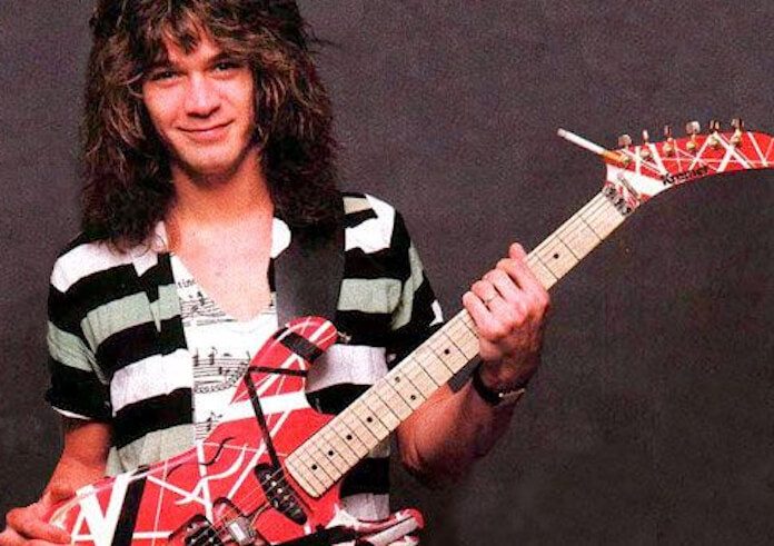 Eddie Van Halen com a Frankenstrat