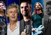 Sheryl Crow, Paul McCartney, Ringo Starr, Dave Grohl e FINNEAS