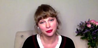Taylor Swift conversa com Jimmy Kimmel