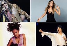 Steven Tyler, Mariah Carey, Lauryn Hill e Michael Jackson
