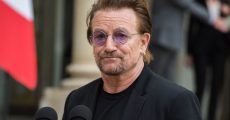 Bono (U2) em Paris, 2017