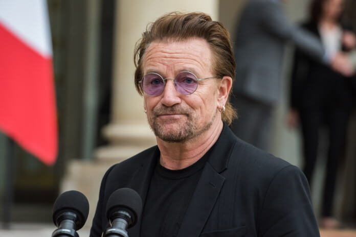 Bono (U2) em Paris, 2017
