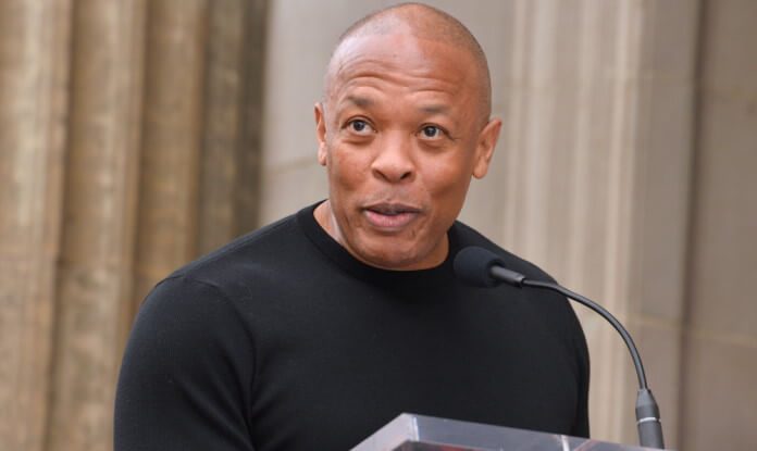 Dr. Dre na Calçada da Fama em 2018
