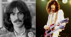 George Harrison e Jimmy Page