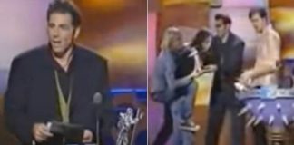 Kramer entrega prêmio para o Nirvana no MTV VMA
