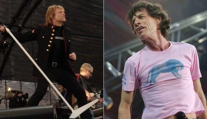 Bon Jovi e Mick Jagger