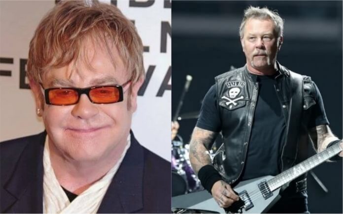 Elton John revela que trabalhou com o Metallica durante a quarentena