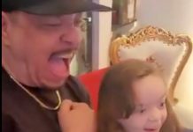 Ice-T reagindo a vitória no Grammy