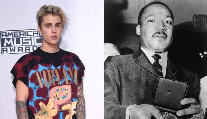 Justin Bieber e Martin Luther King