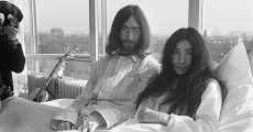 John Lennon e Yoko Ono em Amsterdam, 1969
