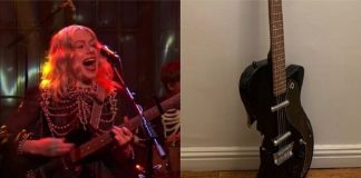 Guitarra quebrada por Phoebe Bridgers no SNL é leiloada por mais de R$ 580 mil