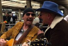 U2 no metrô de Nova York