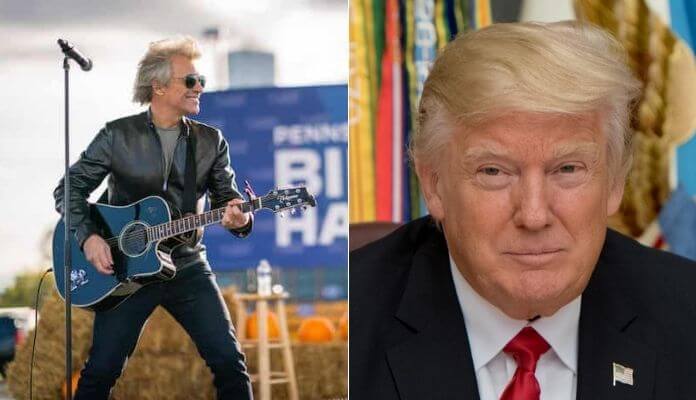 Jon Bon Jovi e Donald Trump
