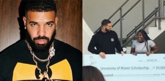 Garota que recebeu 50 mil dólares em clipe de Drake está se formando