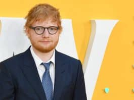 Ed Sheeran na estreia de Yesterday em 2019