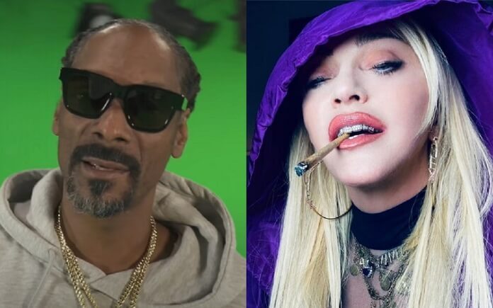 Madonna fuma baseado em novo clipe de Snoop Dogg