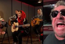Sammy Hagar canta com garotas afegãs