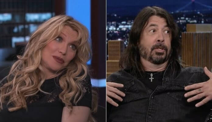 Courtney Love e Dave Grohl