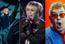 Metallica, Miley Cyrus e Elton John