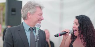Bon Jovi cantando em casamento