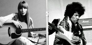 Joni Mitchell e Jimi Hendrix