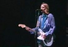 Kurt Cobain com a Jag-Stang da Fender