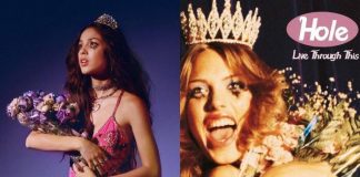Compararações entre as capas dos álbuns de Olivia Rodrigo e Hole