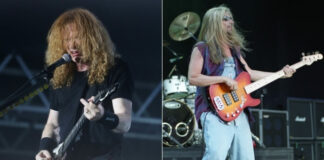 Dave Mustaine e James LoMenzo, do Megadeth