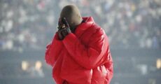 Kanye West em evento de "DONDA"
