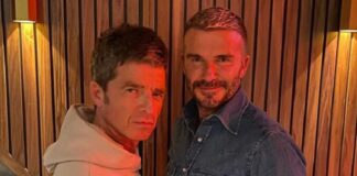Noel Gallagher e David Beckham