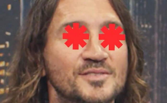 John Frusciante em vídeo do Red Hot Chili Peppers