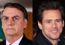 Jair Bolsonaro e Jim Carrey