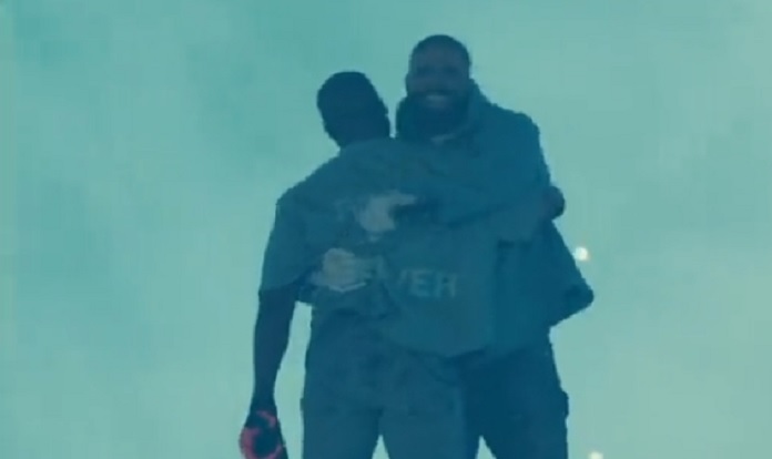 Kanye West e Drake se reencontram em show icônico