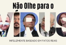 Não Olhe Para o Vírus, vídeo do perfil Desmentindo Bolsonaro