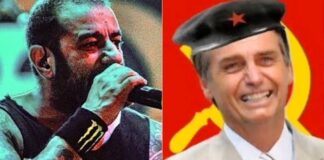 Badaui e montagem de Bolsonaro comunista
