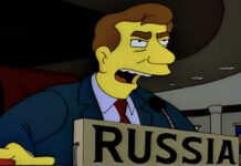 Simpsons previram guerra de Rússia e Ucrânia