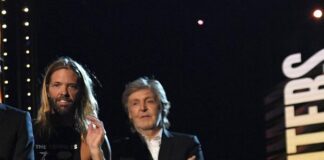 Taylor Hawkins e Paul McCartney