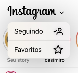 Como seguir perfis favoritos no Instagram