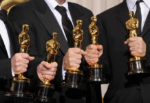 Vencedores do Oscar com troféu