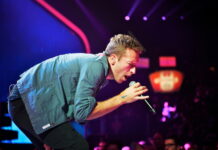 Chris Martin com o Coldplay
