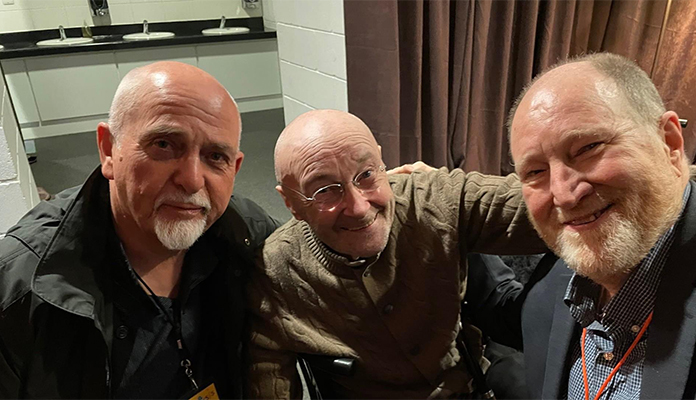 Reencontro de Phil Collins e Peter Gabriel, do Genesis