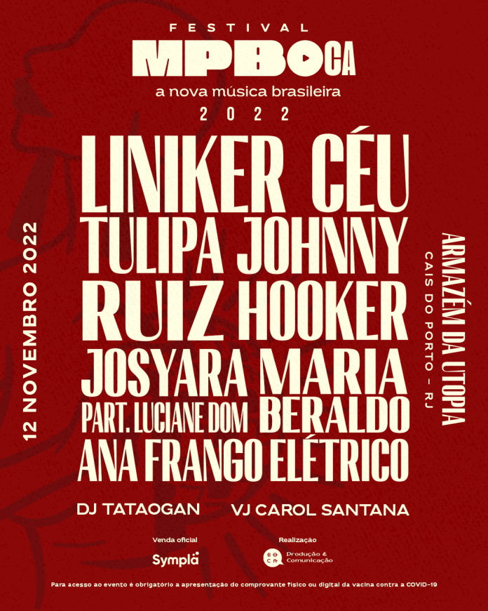 Cartaz do Festival MPBoca 2022
