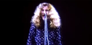 Robert Plant em filmagem inédita do Led Zeppelin em 1970